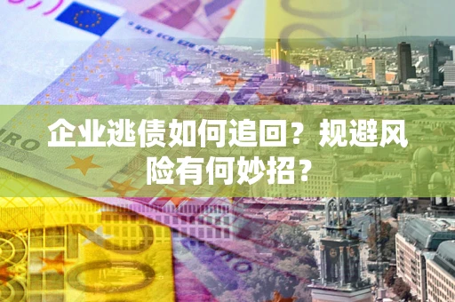 北京企业逃债如何追回？规避风险有何妙招？