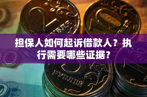 北京担保人如何起诉借款人？执行需要哪些证据？