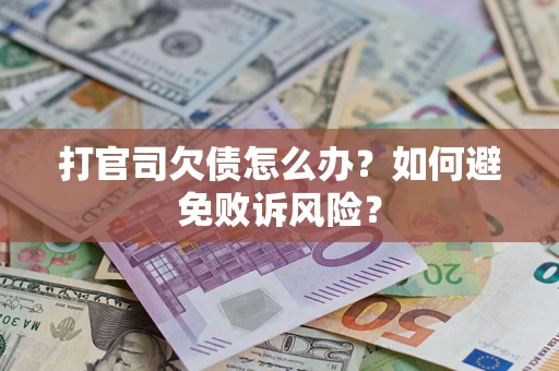 北京打官司欠债怎么办？如何避免败诉风险？