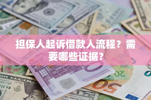 北京担保人起诉借款人流程？需要哪些证据？