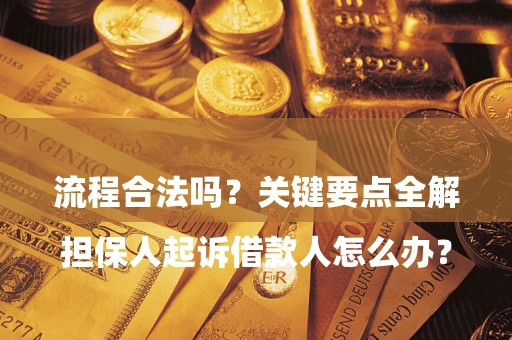 北京

担保人起诉借款人怎么办？流程合法吗？关键要点全解析