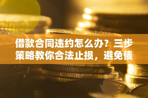 北京借款合同违约怎么办？三步策略教你合法止损，避免债务危机升级