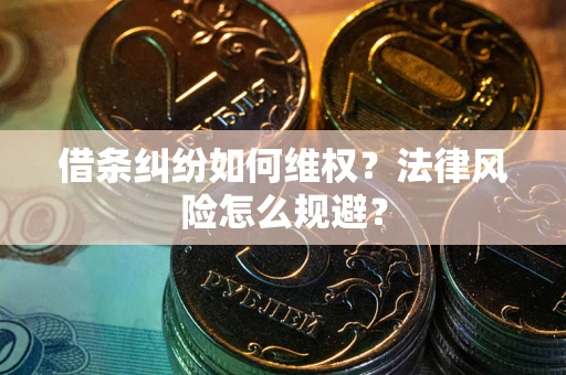 北京借条纠纷如何维权？法律风险怎么规避？