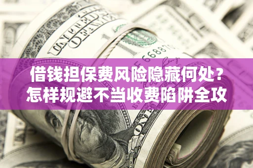 北京借钱担保费风险隐藏何处？怎样规避不当收费陷阱全攻略！