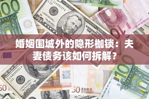 北京婚姻围城外的隐形枷锁：夫妻债务该如何拆解？